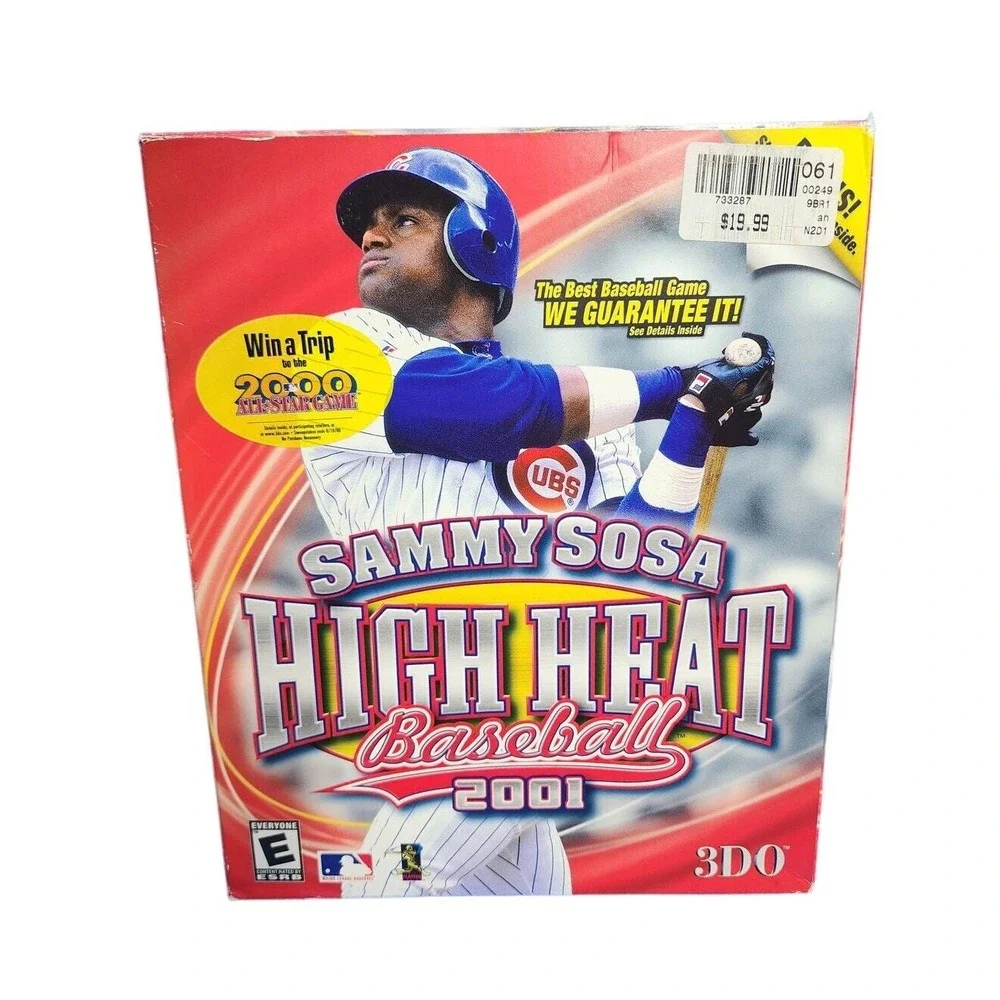 Vintage Rare Retro Sammy Sosa High Heat Baseball 2001 PC‎ Video Game